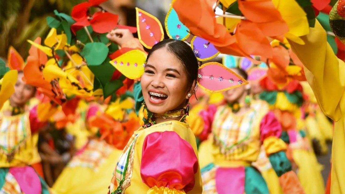 Houses decked in colourful kiping during the Pahiyas Festival in Lucban, Quezon Houses decked in colourful kiping during the Pahiyas Festival in Lucban, Quezon